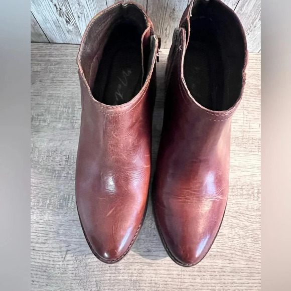 Matisse Brown Leather Buckle Boots 6 - Picture 2 of 8